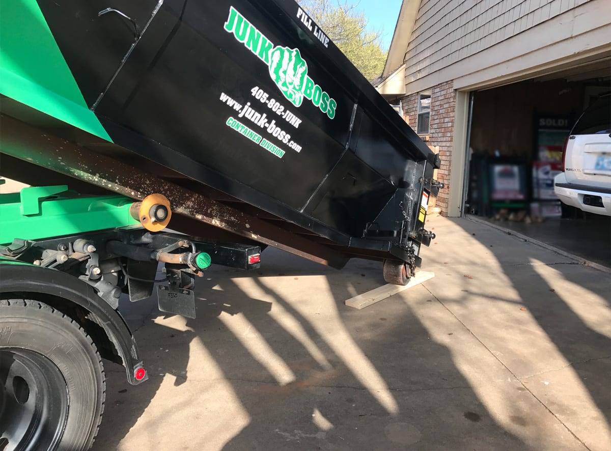 Garage Junk Removal And Cleanup Dumpster Rental