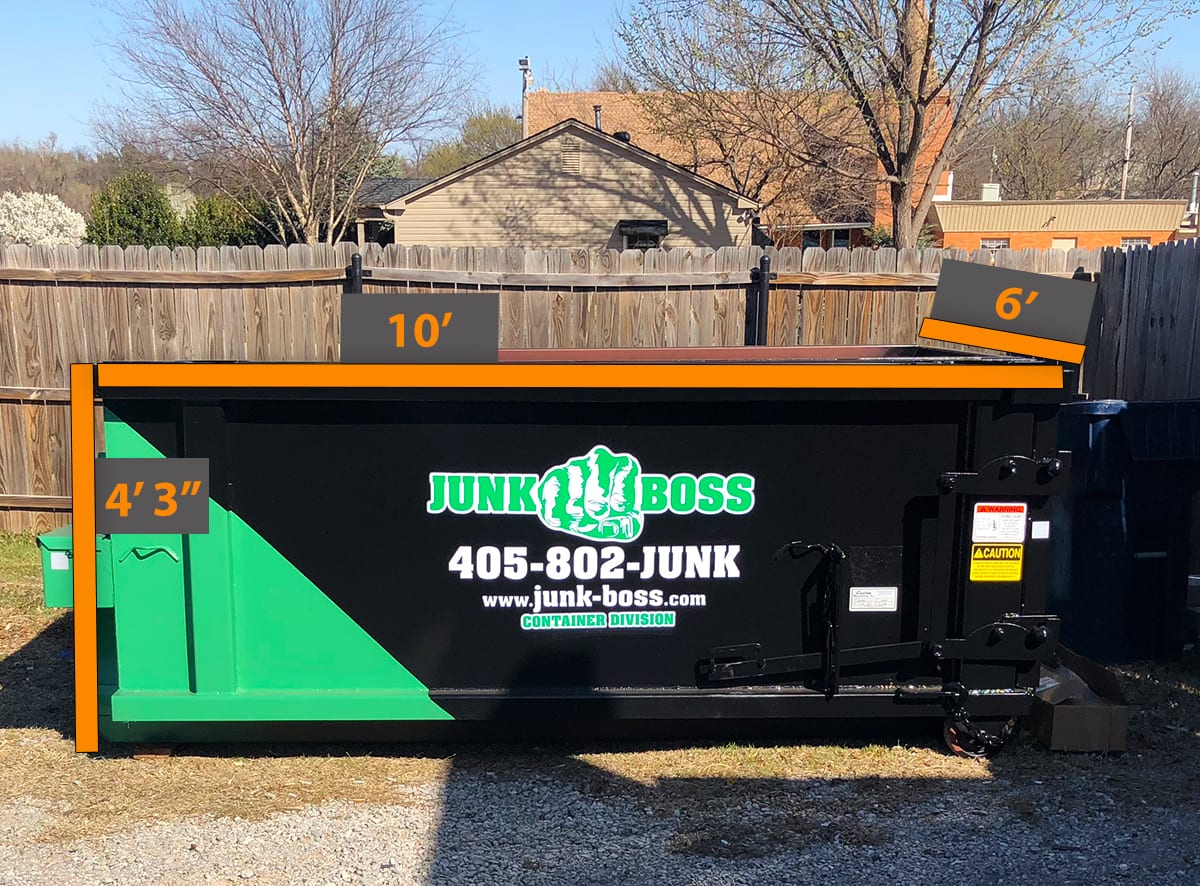 6 Yard Dumpster - Fit In Easily For Junk Removal