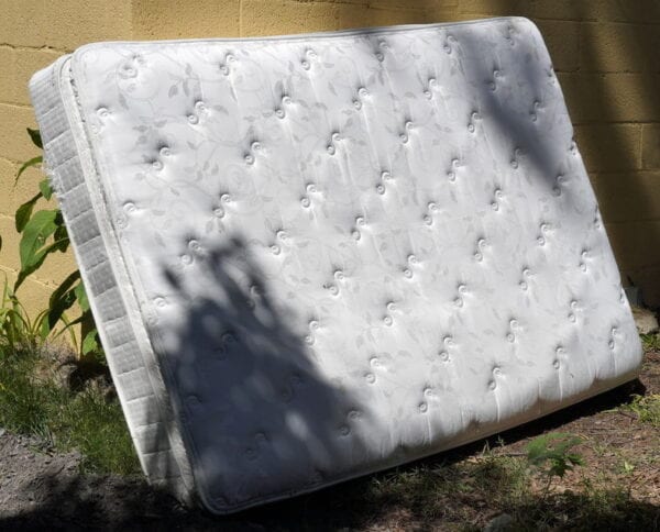 disposing of a mattress and box spring