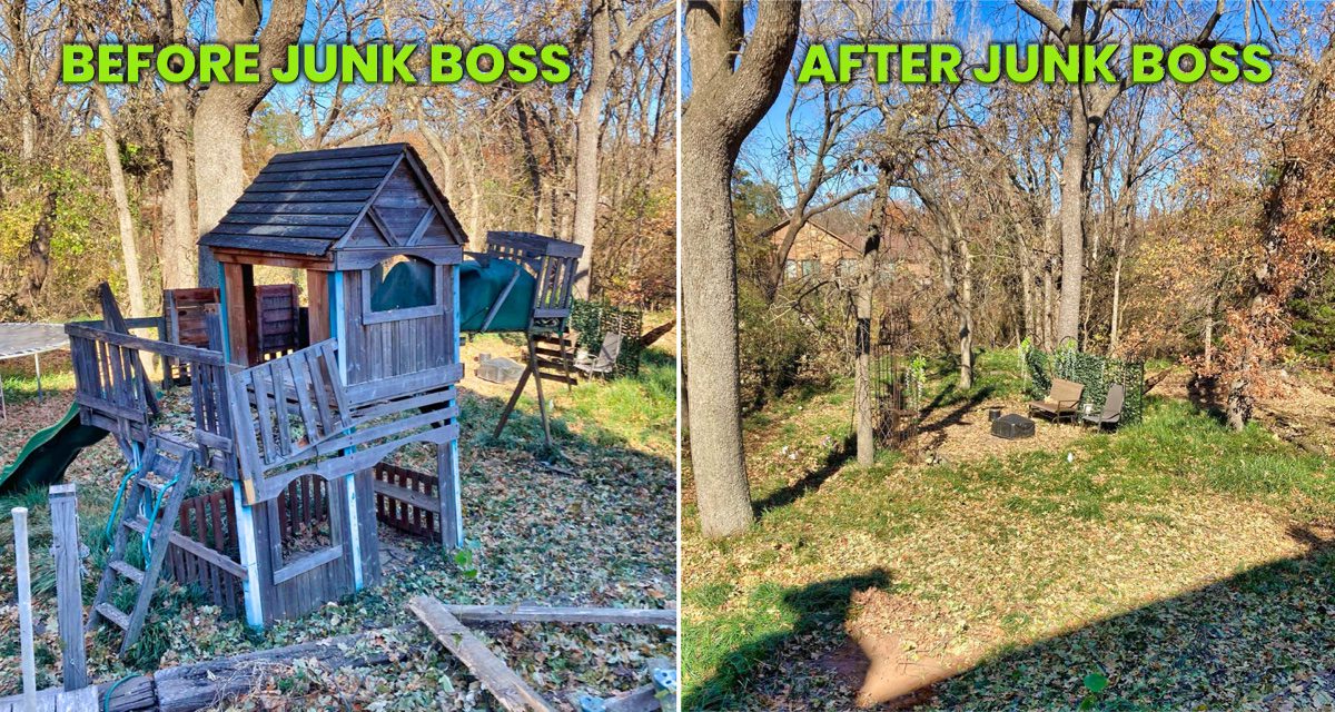 Junk Boss Playground Before After