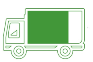Illustration of a large load junk removal truck used by Junk Boss in Oklahoma City.